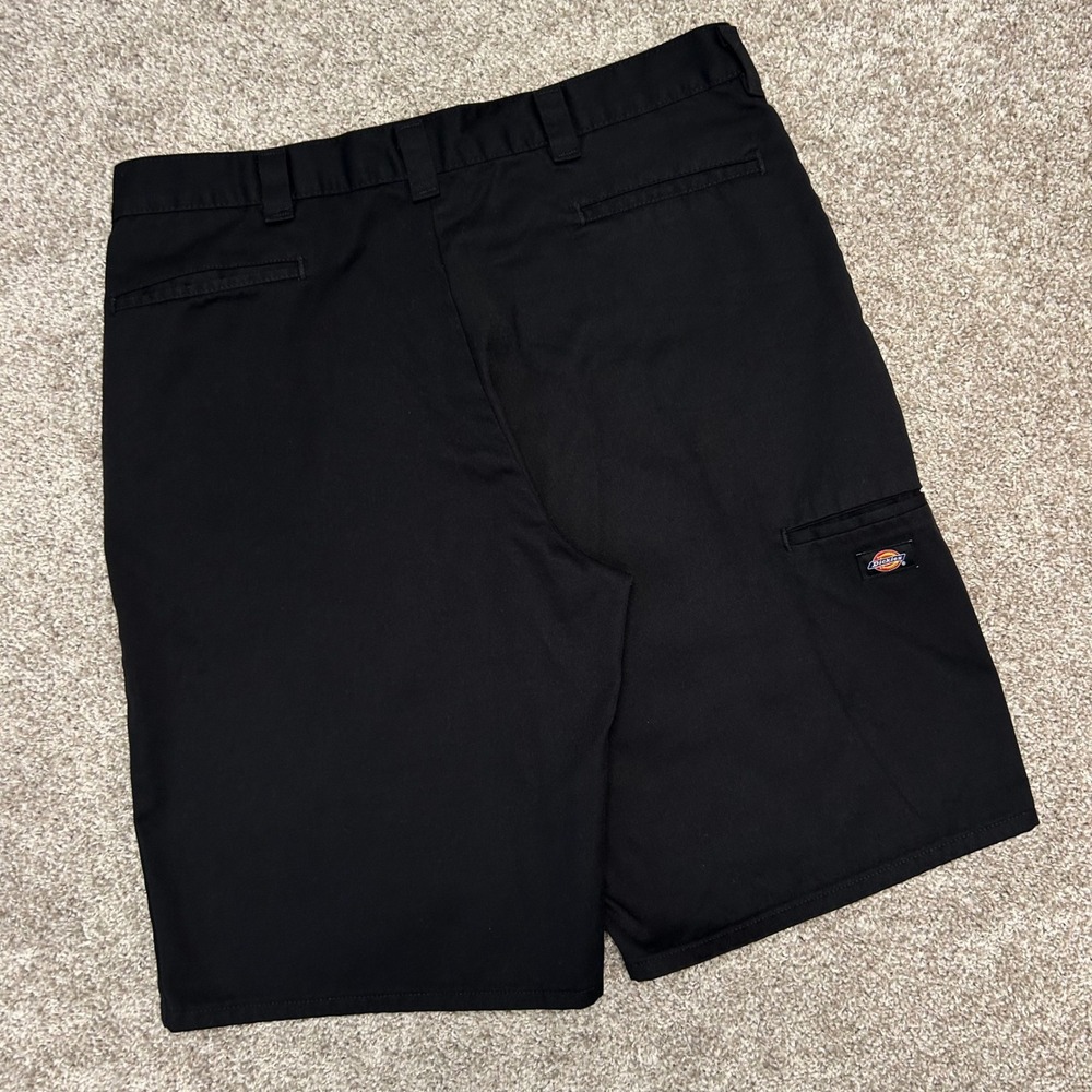 Dickies Men's Black Work Shorts Size 40 Flat Front Twill Uniform Skater